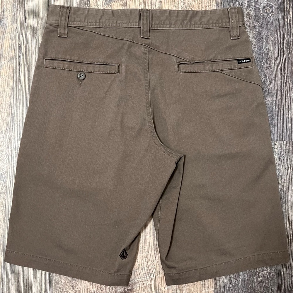 VOLCOM Men’s Brown Twill Shorts